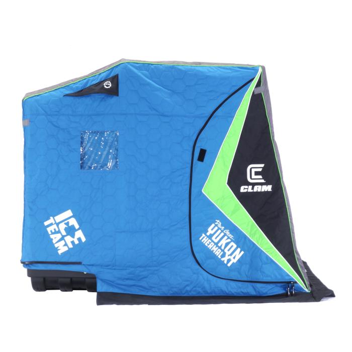 Clam Yukon XT Thermal Ice Team Edition 2-Person Ice Fishing Shelter