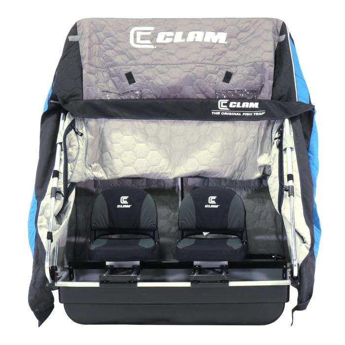 Clam Yukon XT Thermal Ice Team Edition 2-Person Ice Fishing Shelter