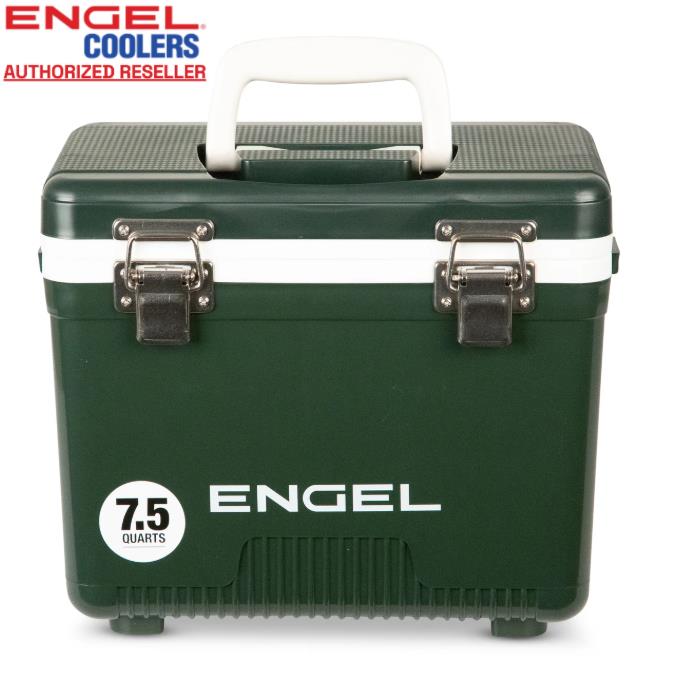 ENGEL 7.5QT Leak-Proof, Air Tight,  Hard Sided Cooler  / Lunchbox BR Green
