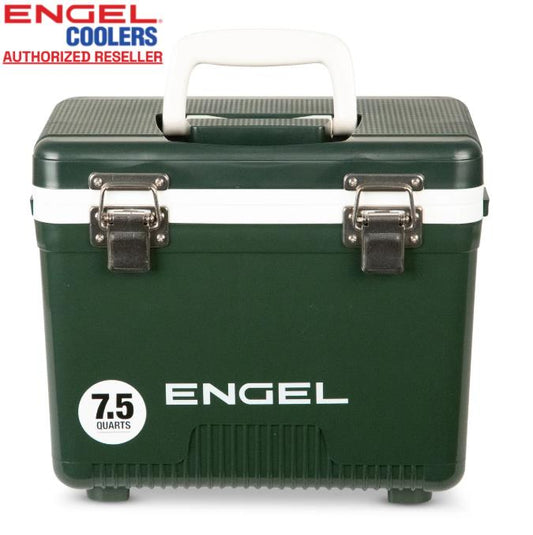 ENGEL 7.5QT Leak-Proof, Air Tight,  Hard Sided Cooler  / Lunchbox BR Green