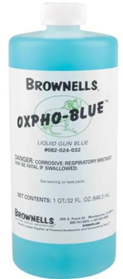 Brownells 32 OZ. OXPHO-BLUE COLD BLUING Solution Includes 9 Lint Free Swabs