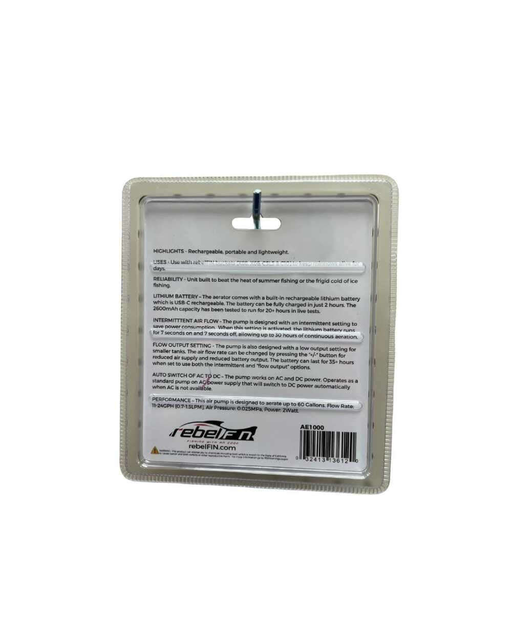 RebelAir Rechargeable Aerator AE1000