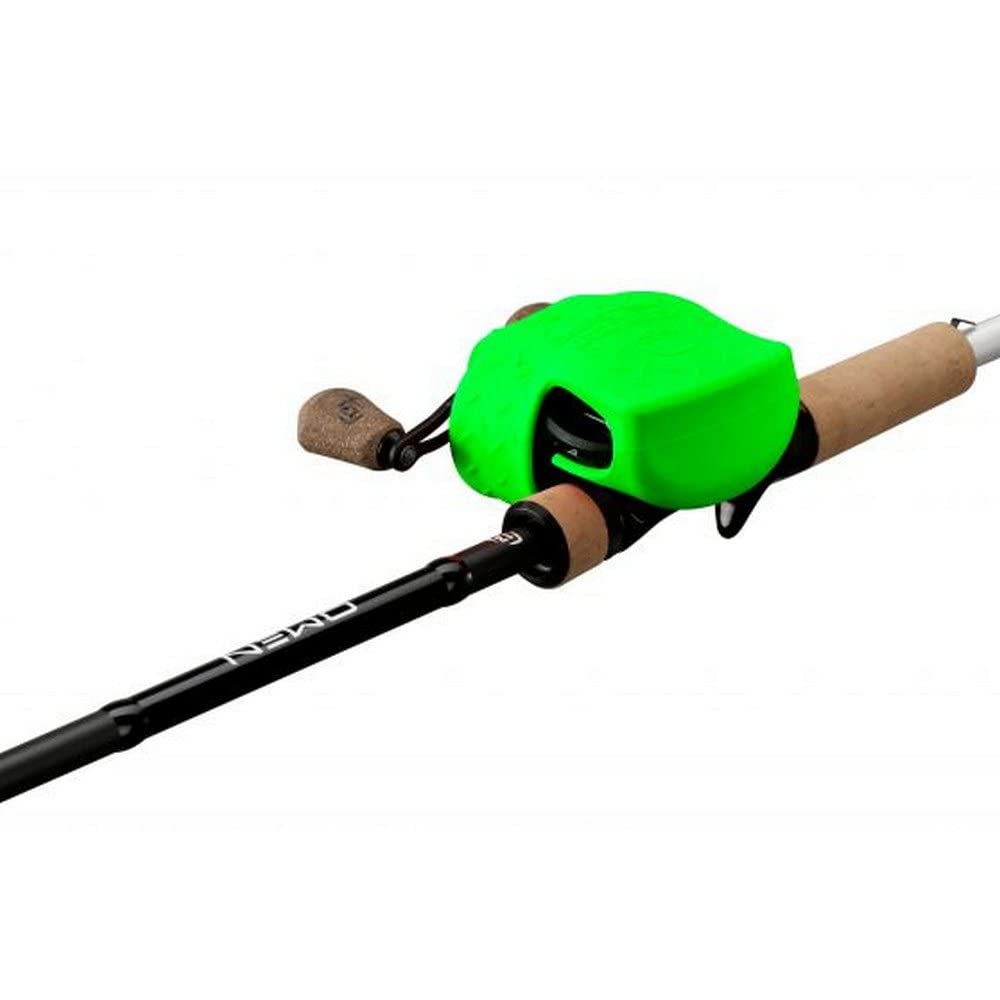 SKULL CAP - Skull Cap - Low-Profile Baitcast Reel Cover- Fits Most Right Hand and Left Hand Baitcast Reels - Lime Green - SC-C2-L