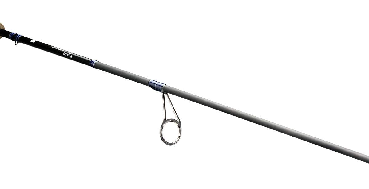 13 Fishing - Defy Silver - 7'0" L Spinning Rod - 2pc - DEFSS7L-2