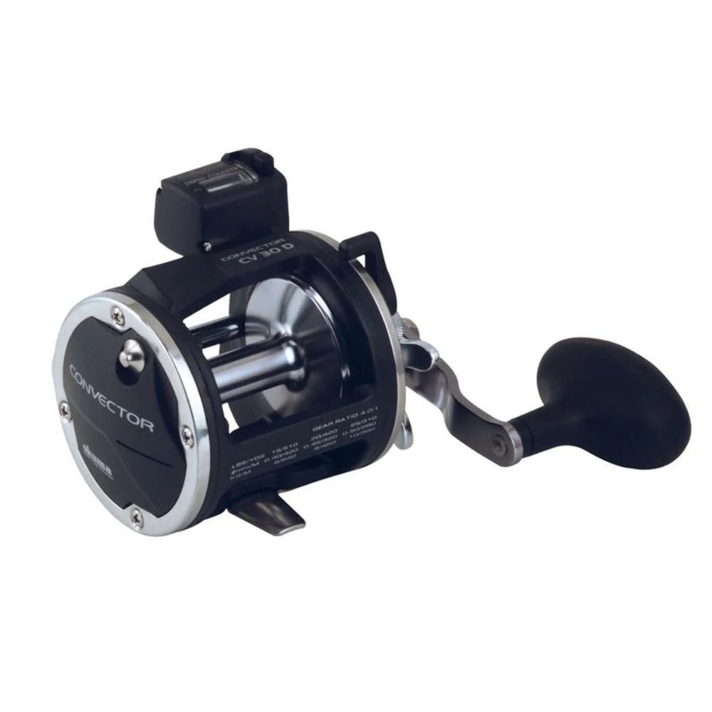 Okuma Convector Star Drag Line Counter Reel (20/220), Black