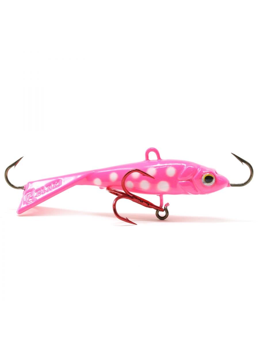 CLAM Tikka Mino – Ice Fishing Lure with Balanced Swimming Action, Realistic Baitfish Profile for Crappie, Perch, Bluegill