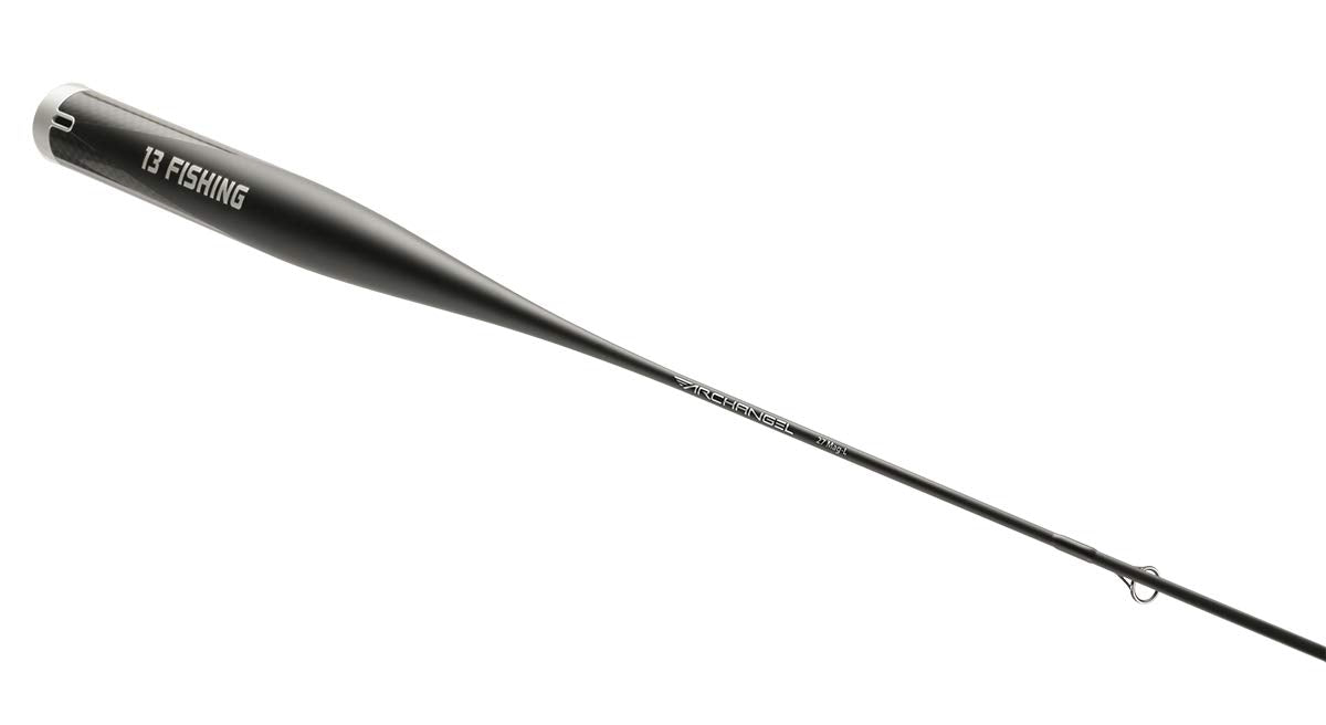 13 FISHING - Archangel Ice Rod - 26" ML (Medium Light) - Single Piece Carbon Forged Ice Rod - AA26ML