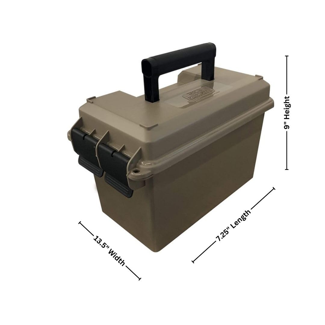 MTM Case-Gard Ammo Can 9mm Combo, 1000 Rounds, Flat Dark Earth