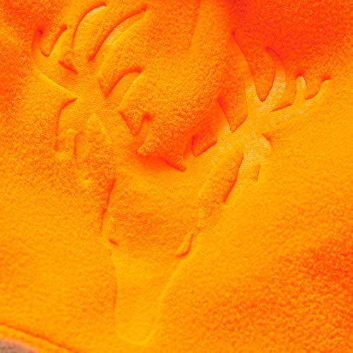 Hot Shot Men’s Reversible Camo Fleece Beanie – Blaze/Realtree Edge Outdoor Hunting Camouflage