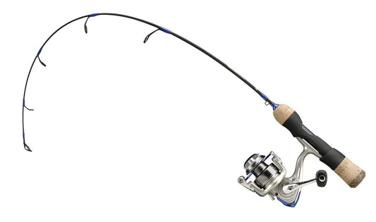 13 FISHING - White Noise Ice Combo - L (Light) 25" - WNC2-25L, Black