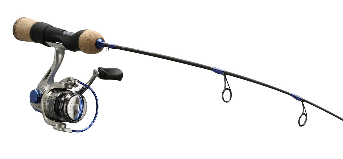 13 FISHING - White Noise Ice Combo - L (Light) 25" - WNC2-25L, Black