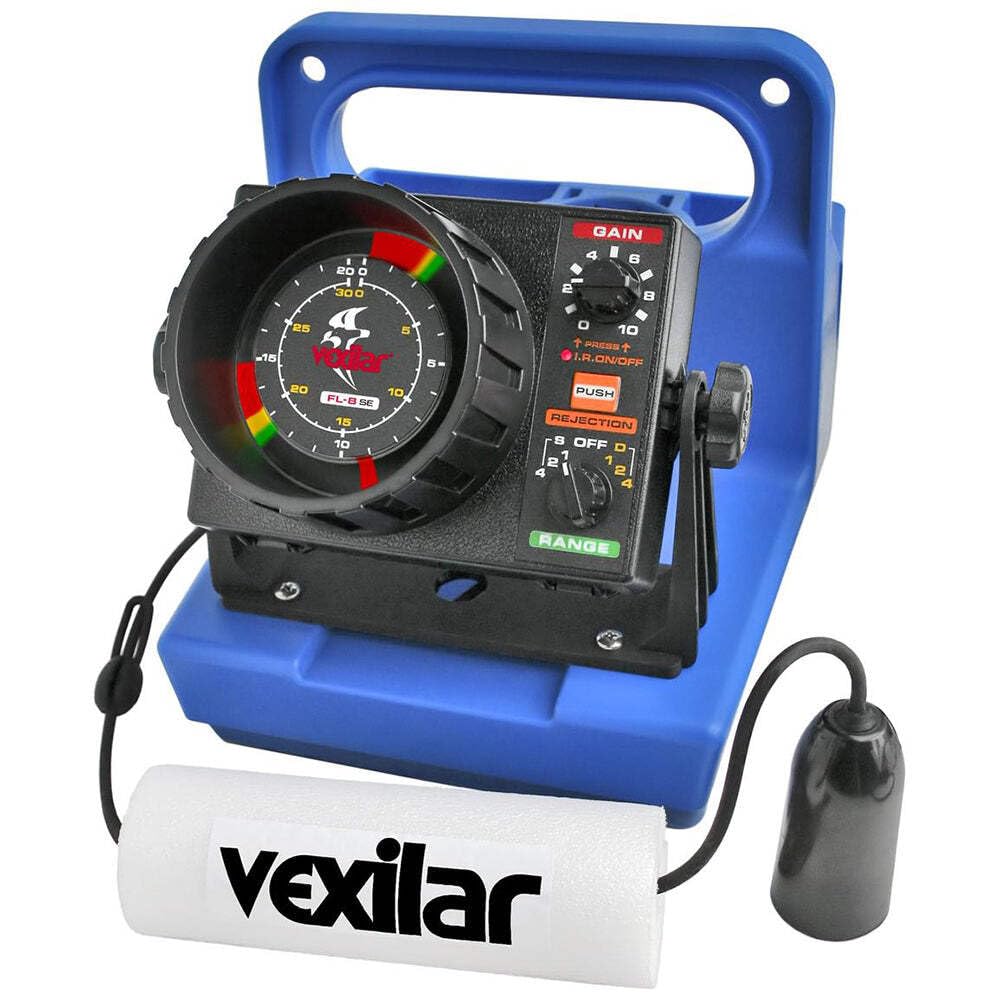 Vexilar FL-8SE Genz Pack Ice Fishing Flasher with 19° Ice-Ducer