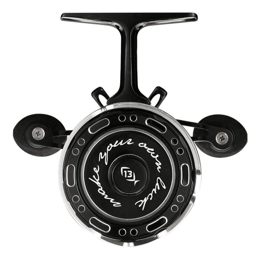 13 FISHING - Black Betty 6061 - Inline Ice Fishing Reels Right Handed