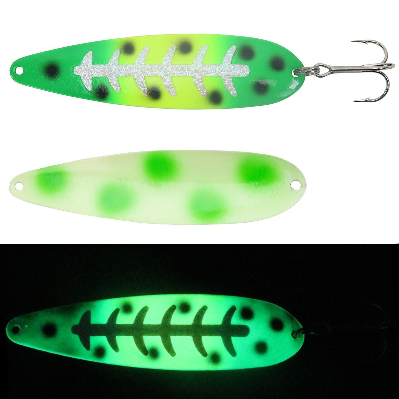Moonshine Lures Salmon Walleye Trout Striper 4" Spoon Wonder Bread