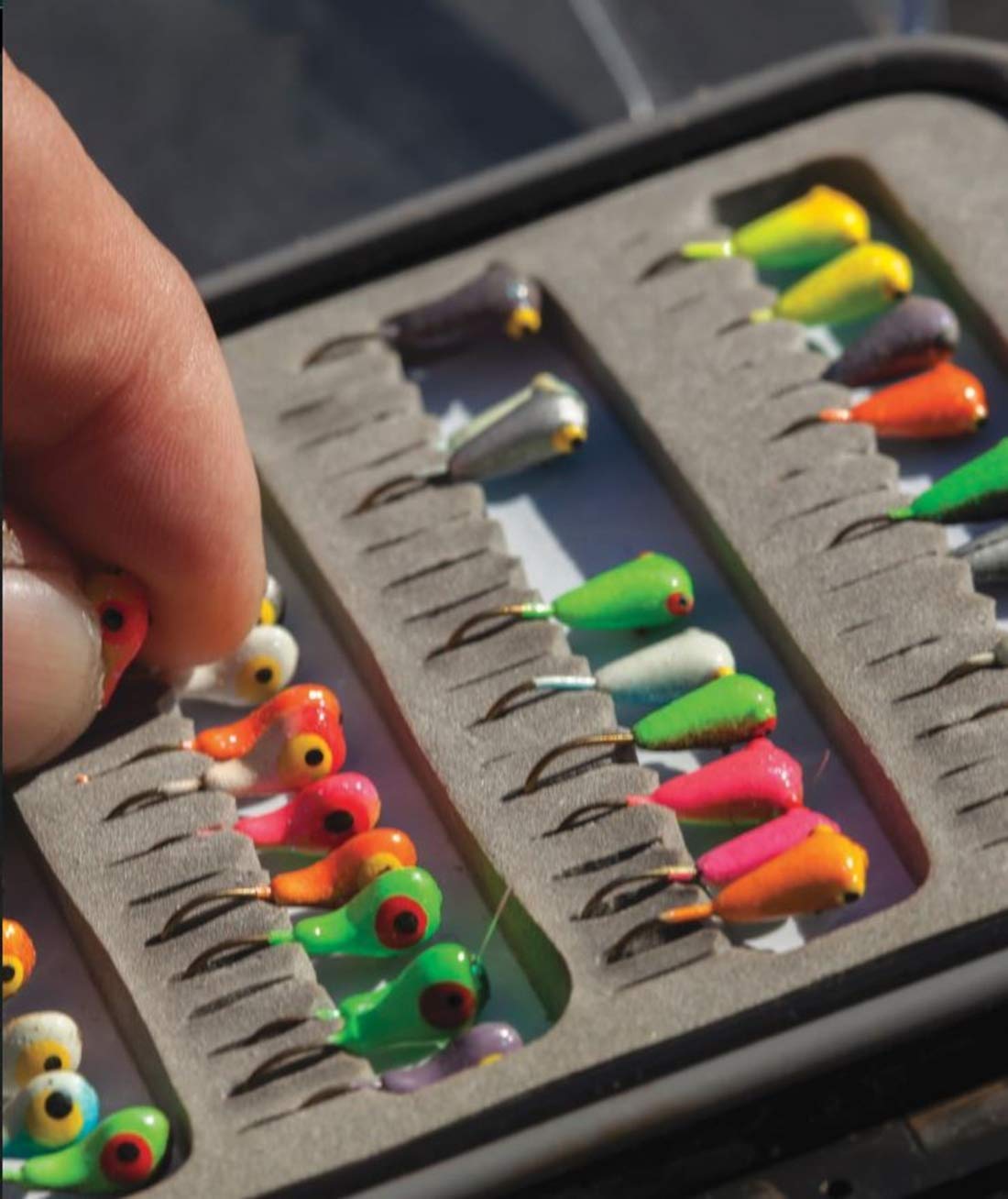 Lindy Tungsten Toad Jig Fast-Sinking Ice Fishing Lure