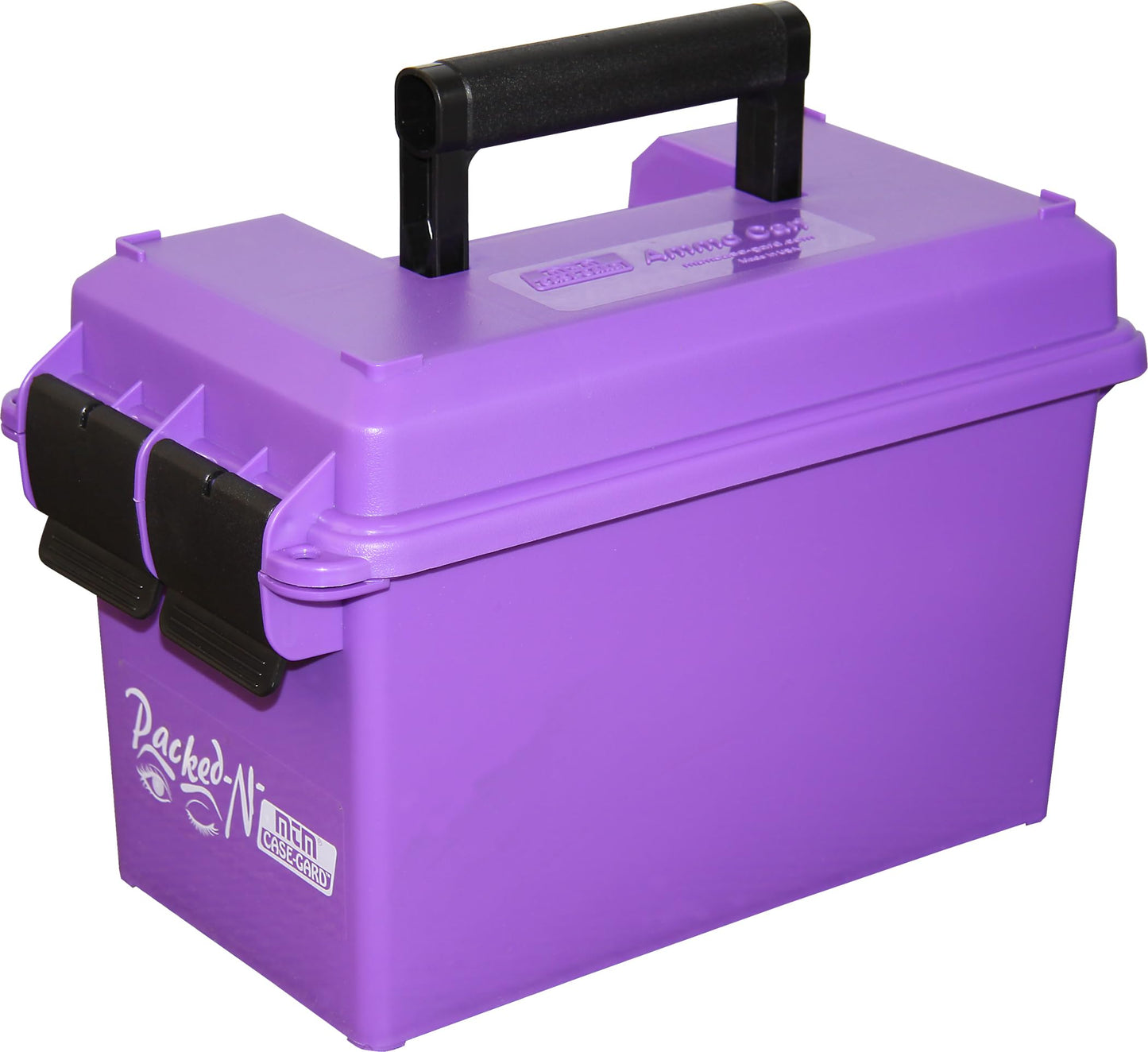 MTM AC50C-25 Ammo Can, 50-Caliber, Field Boxes, Lockable Storage Box with Handle, Water and Dust Resistant, Secures Hunting Gear, Supplies, and Bullets, Stackable, USA Made, Purple