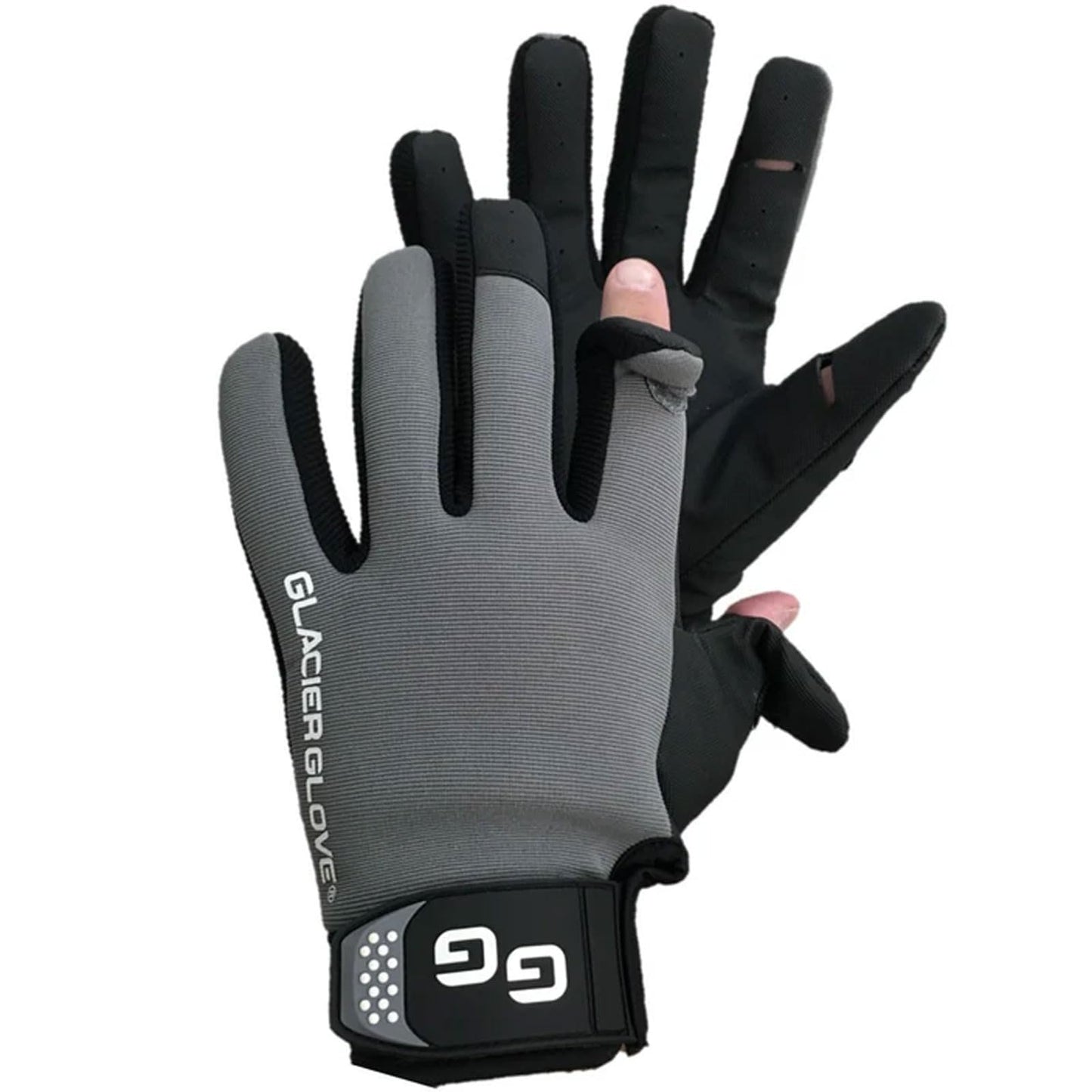 Glacier Glove Unisex Elite Angler Durable Water-Resistant Quick-Dry Multi-Functional Outdoor Slit-Finger Form-Fitted Gloves, X-Large