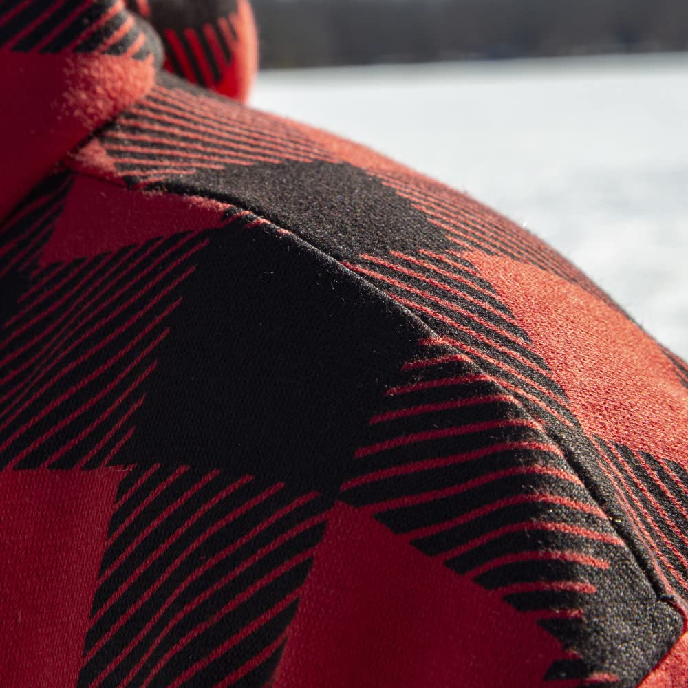 Eskimo Buffalo Plaid Cotton Hoodie  (Medium)