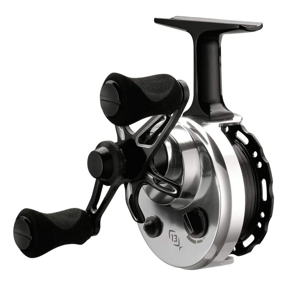 13 FISHING - Black Betty 6061 - Inline Ice Fishing Reels Right Handed