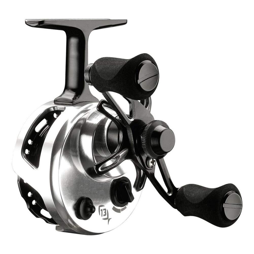 13 FISHING - Black Betty 6061 - Inline Ice Fishing Reels Right Handed