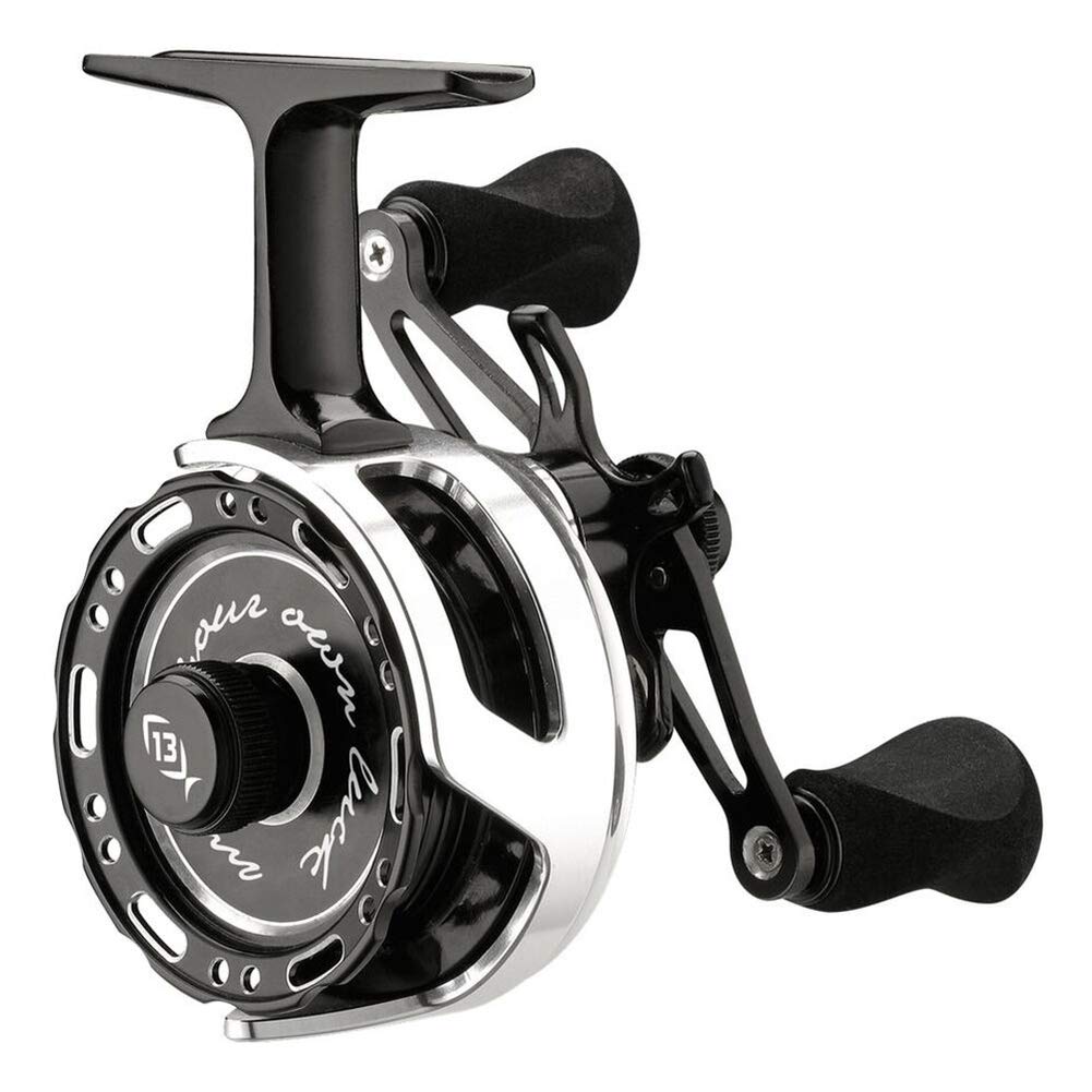 13 FISHING - Black Betty 6061 - Inline Ice Fishing Reels Right Handed