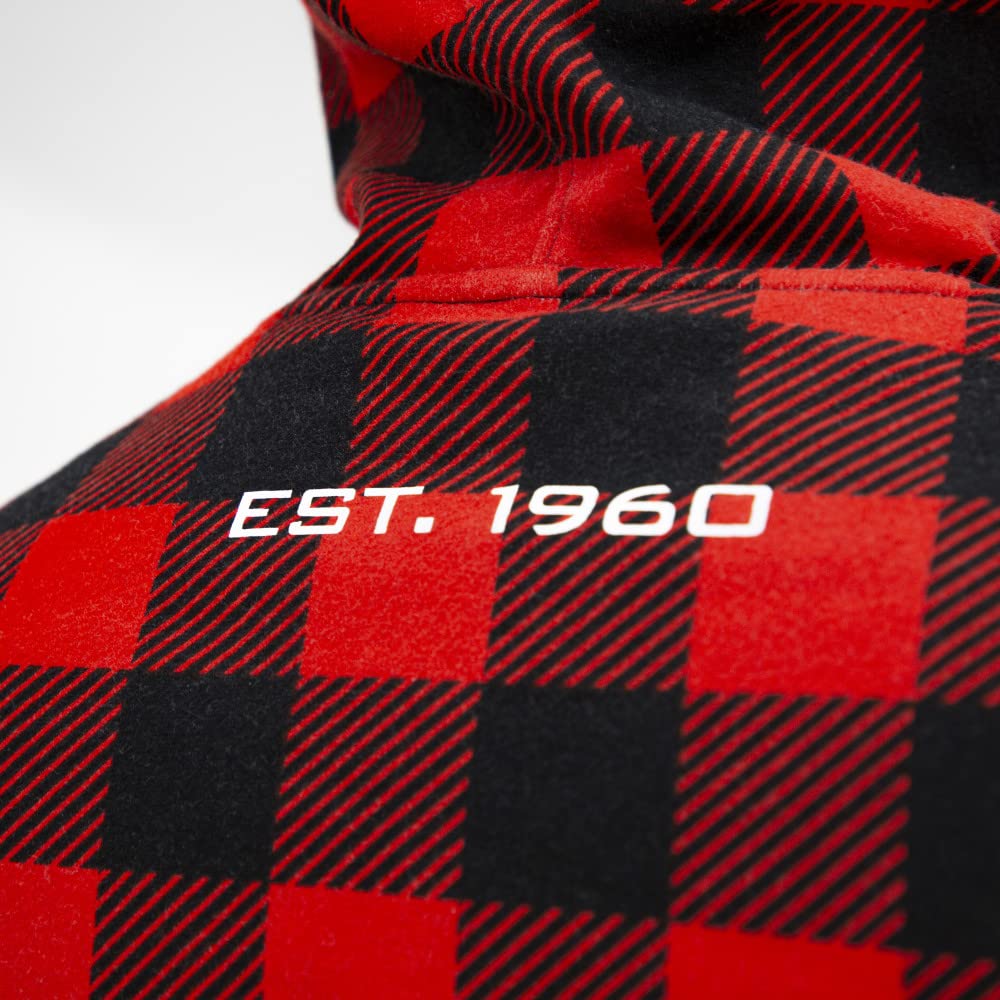 Eskimo Buffalo Plaid Cotton Hoodie  (Medium)