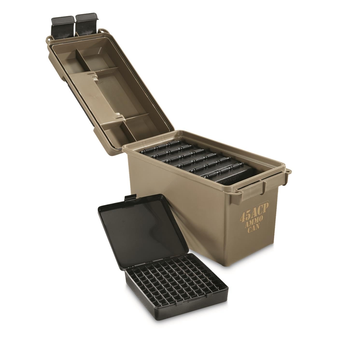 MTM ACC45 Ammo Can Combo, Holds 700 Rounds, Bulk Ammo Storage, Stackable, USA Made, Dark Earth