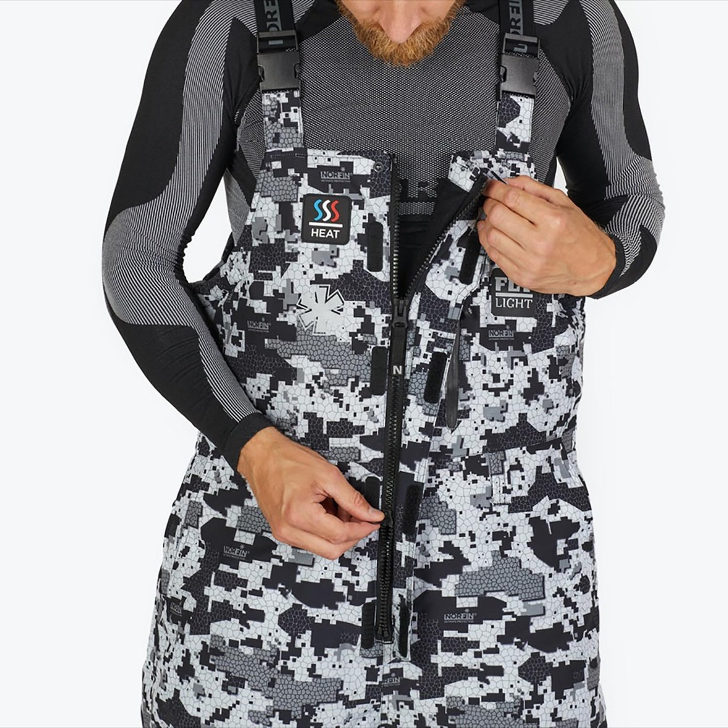 NORFIN Explorer Camo Heat FLT Bibs