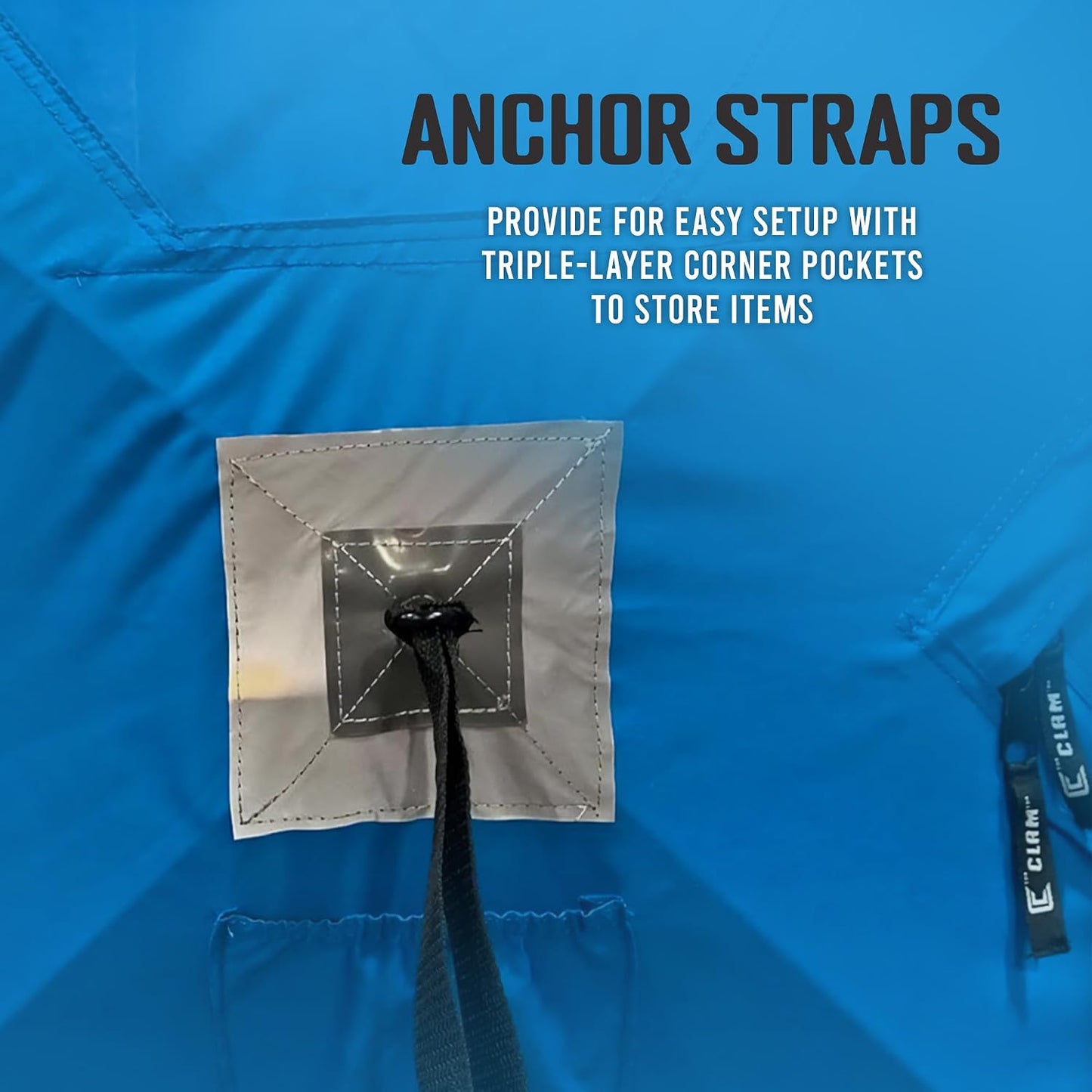 Clam C-720 Thermal Hub Ice Fishing Shelter 6x12 4-5 Person