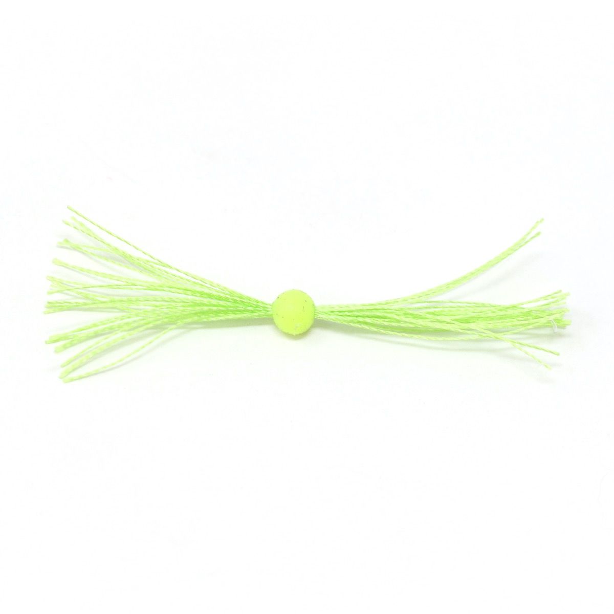 Clam Pro Tackle Silkie Jig Trailer — Chartreuse
