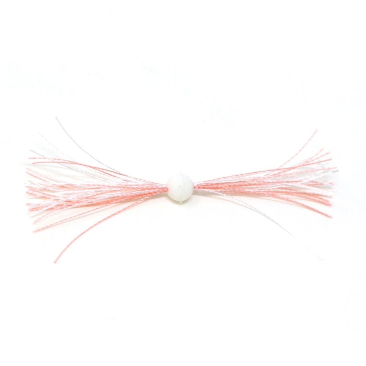 Clam Pro Tackle Silkie Jig Trailer — Pink/White