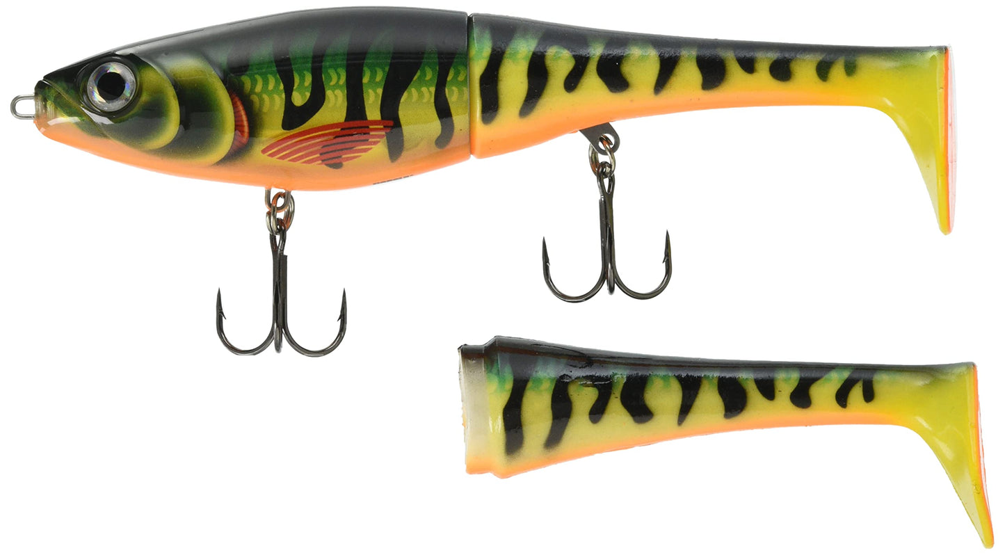 Rapala X-Rap Otus Lure with Two No. 2/0 Hooks, 0.5-1 m Swimming Depth, 25 cm Size, Hot Tiger Pike