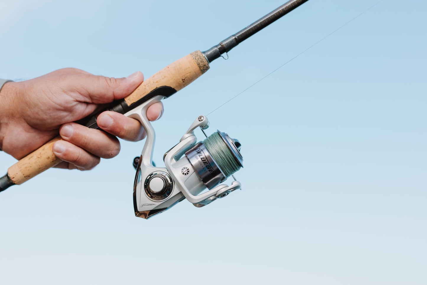Pflueger Trion Spinning Reel Size 20 Fishing Reel, Right/Left Handle Position, Graphite Body and Rotor, Corrosion-Resistant, Aluminum Spool, Front Drag System,Silver