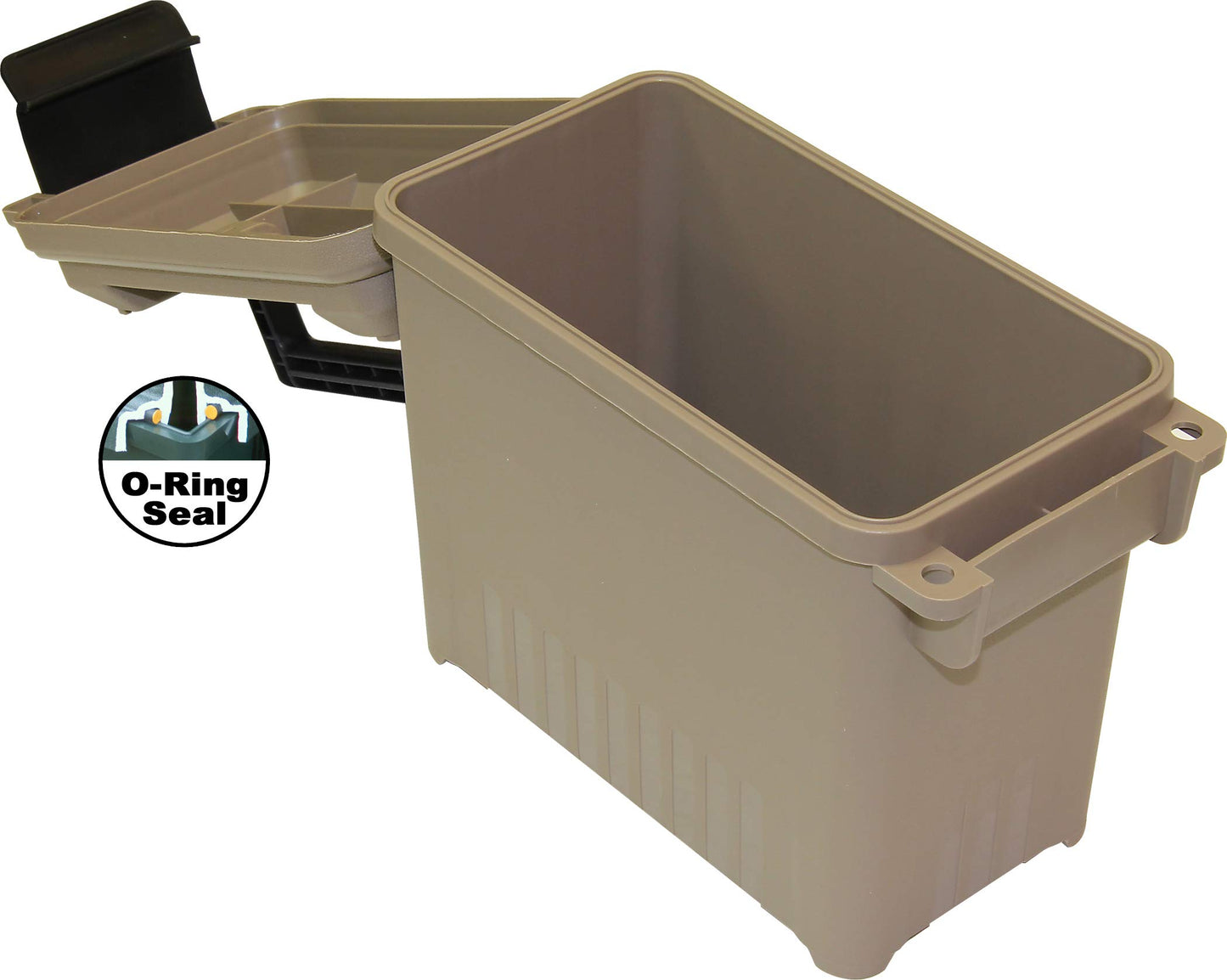 MTM AC15-72 Ammo Can Mini for Bulk Ammo, Water-Resistant Seal, Double Padlock Tabs, 12-Pound Capacity, USA Made, Dark Earth