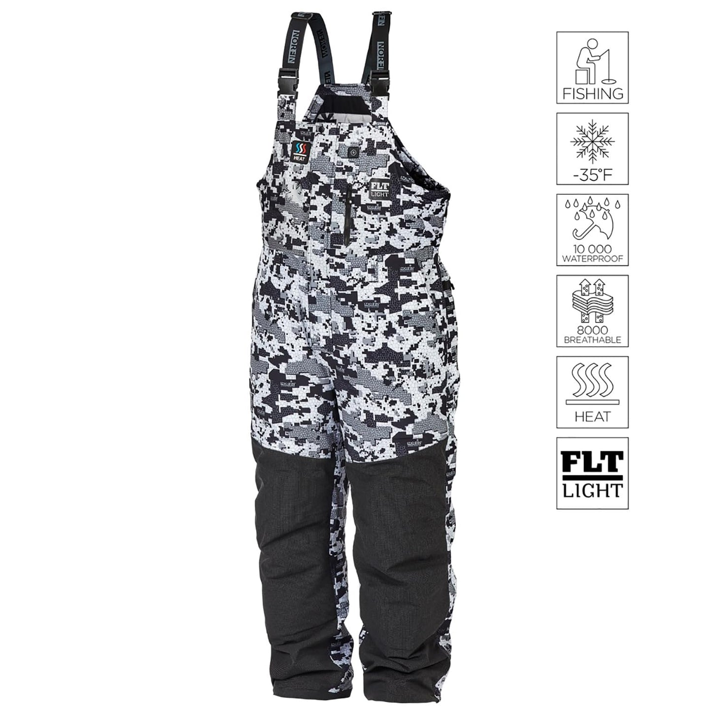 NORFIN Explorer Camo Heat FLT Bibs