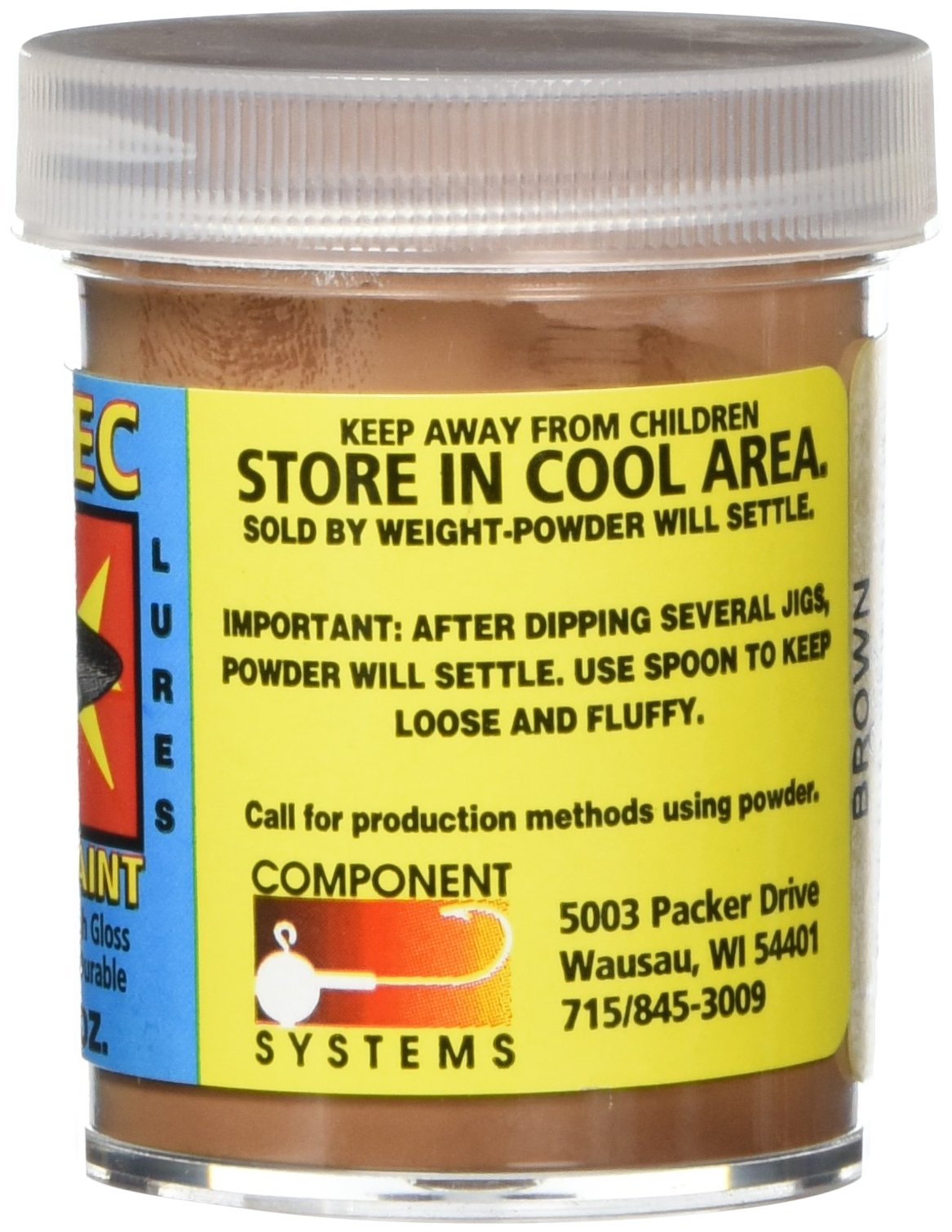 Component Pro Tec Powder Paint 2oz Brown