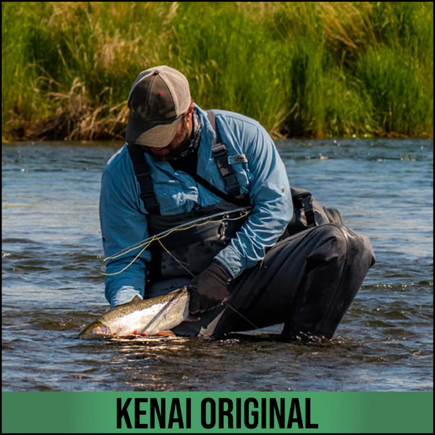 Glacier Glove Kenai Original Full Finger Gloves - Versatile Protective Unisex Gloves for Fly Fishing, Outdoors, Kayaking, Surfing, Paddling, Boating, Black, L