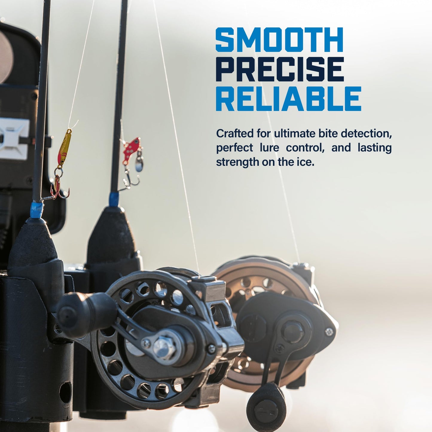 CLAM Spooler Elite Ice Fishing Combo 28" UL