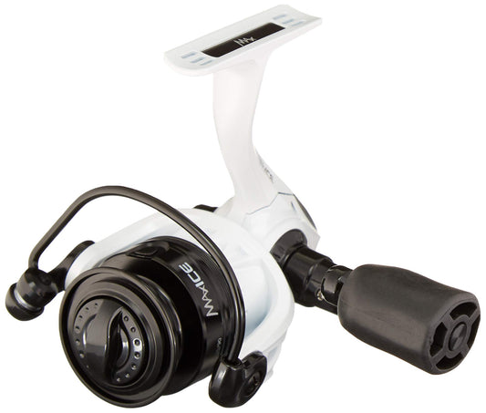 Abu Garcia Max Ice Spinning Fishing Reel, Size 5, Right/Left Handle Position, Lightweight Construction, 4 Bearings for Smooth Operation, Ideal for Accurate, Distant Casting