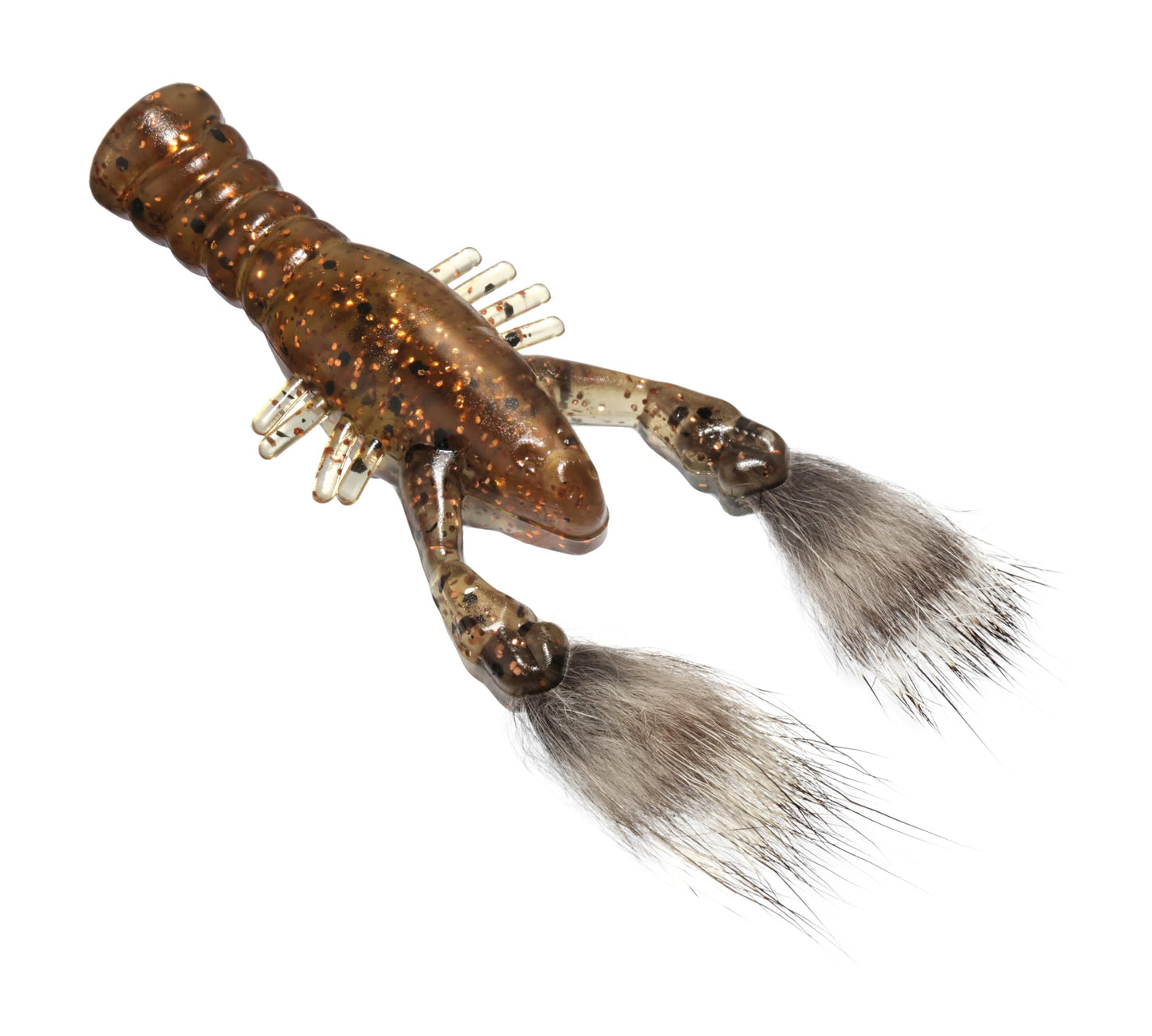 Rabid Baits Rabid Craw Soft Plastic Bait, Crawfish Bait for Freshwater & Saltwater Fishing for Bass, Trout, Redfish & More, St. Lawrence, 3" (4 Baits)