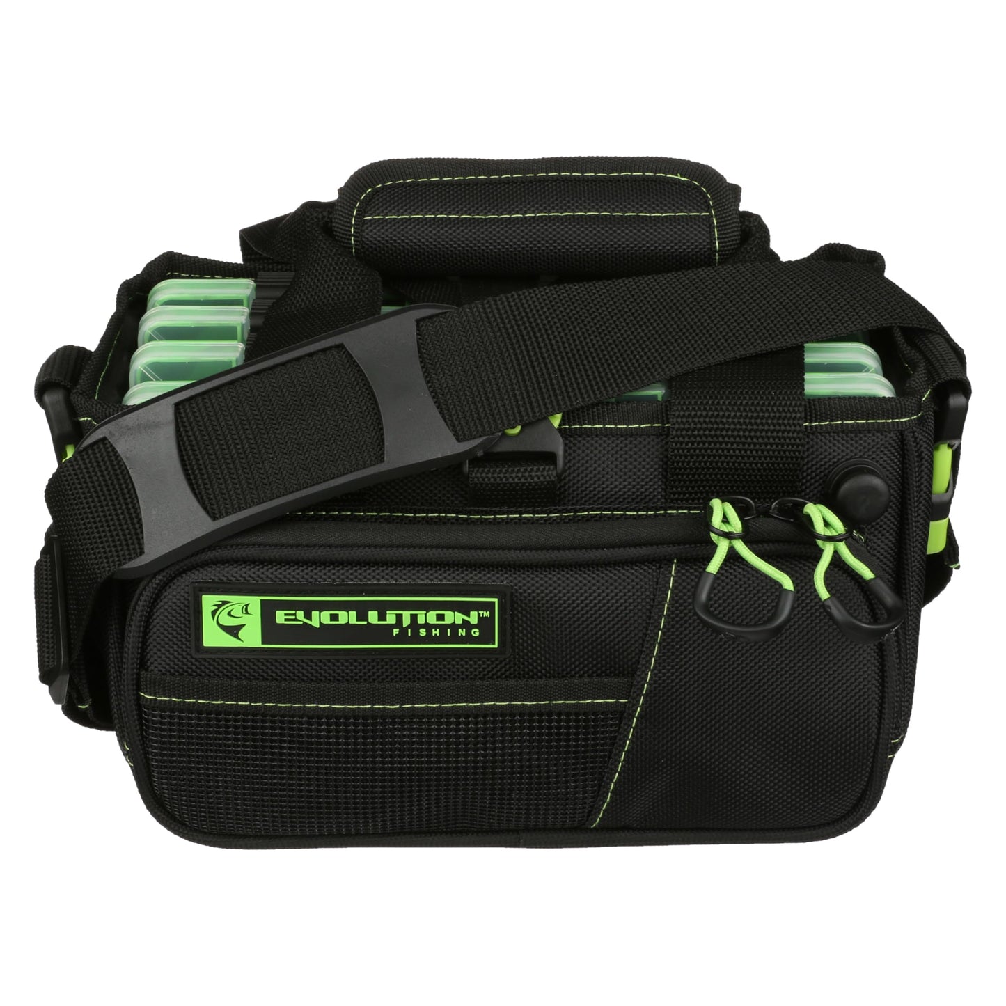 Evolution Outdoors H35014-EV: 3500 Drift Tackle Bag - Green - Includes 4 Trays