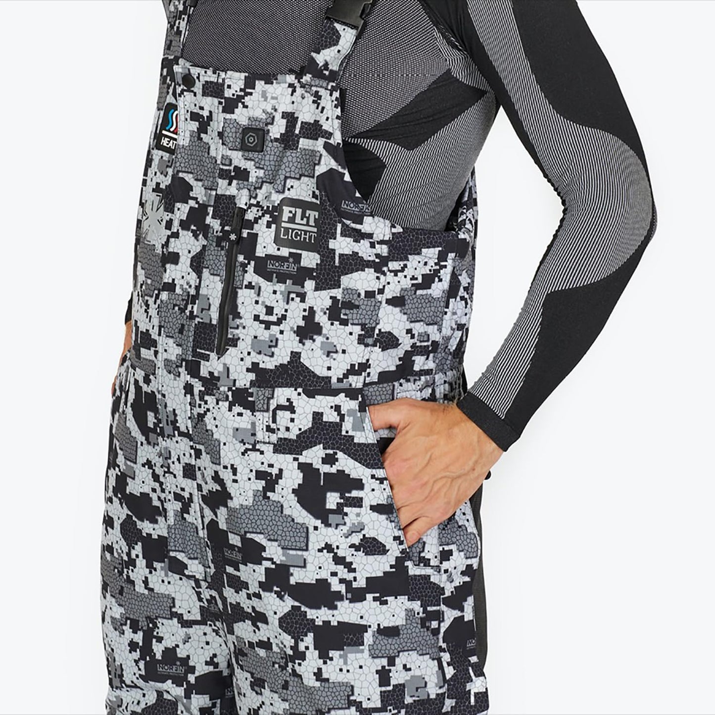 NORFIN Explorer Camo Heat FLT Bibs