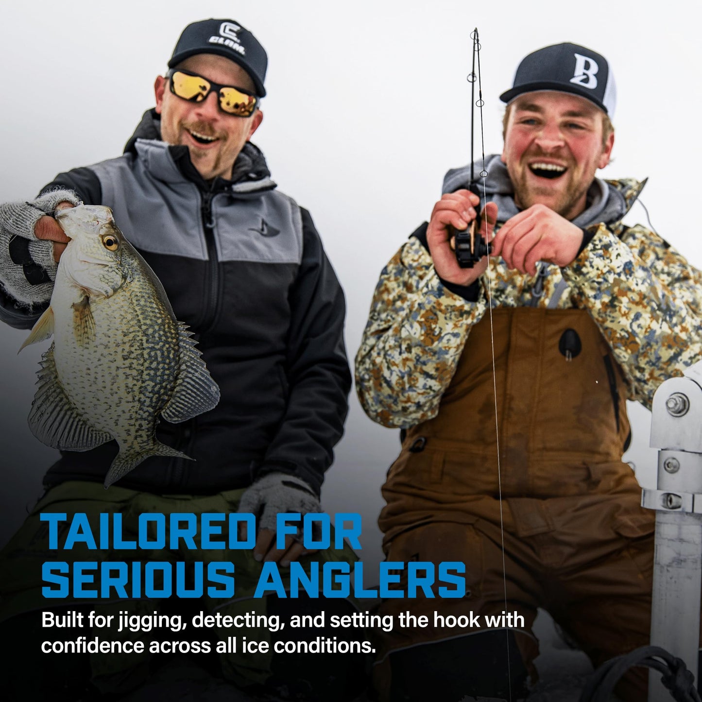 CLAM Jason Mitchell Meat Stick Ice Combo Ice Rod and Reel