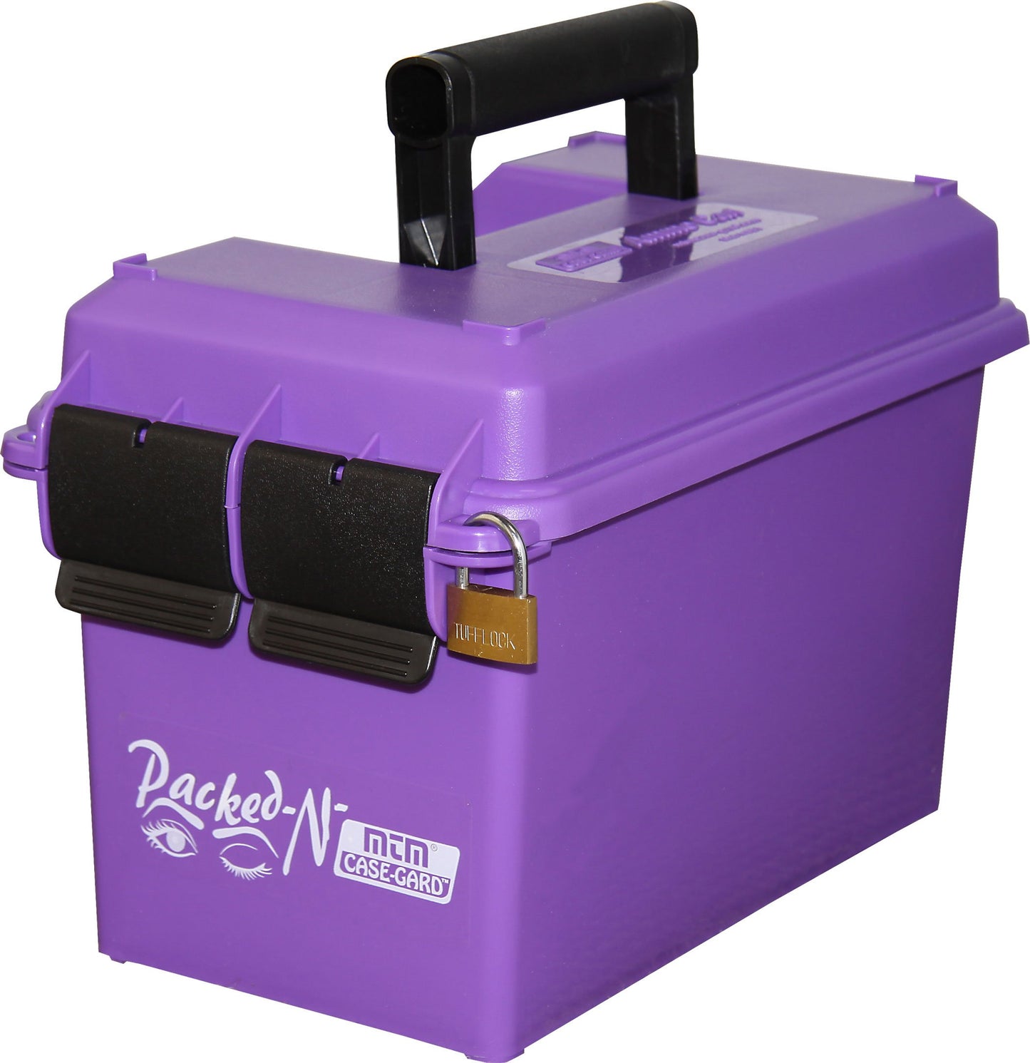 MTM AC50C-25 Ammo Can, 50-Caliber, Field Boxes, Lockable Storage Box with Handle, Water and Dust Resistant, Secures Hunting Gear, Supplies, and Bullets, Stackable, USA Made, Purple