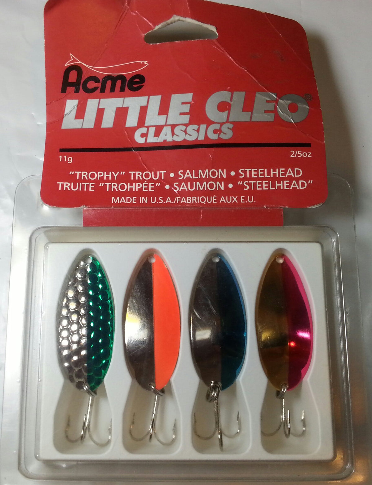 Acme Little Cleo Classic Lure Kit KT-40 – Multicolor 4-Pack