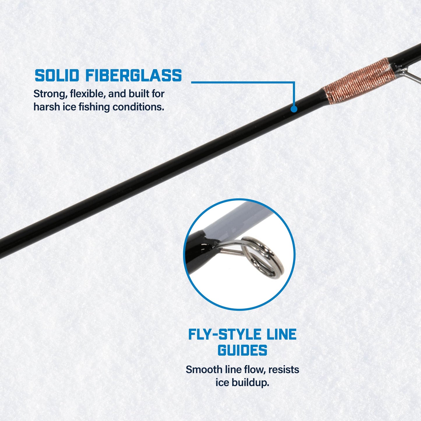 CLAM Spooler Elite Ice Fishing Combo 28" UL