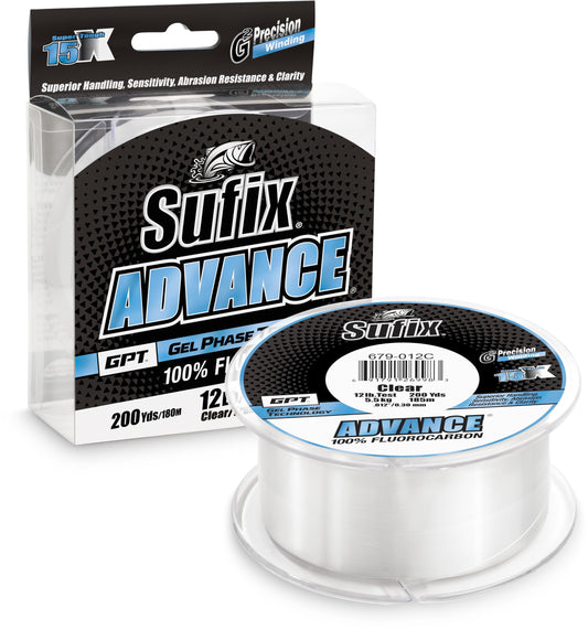 Sufix Advance Fluorocarbon 30 lb Clear (200yd)