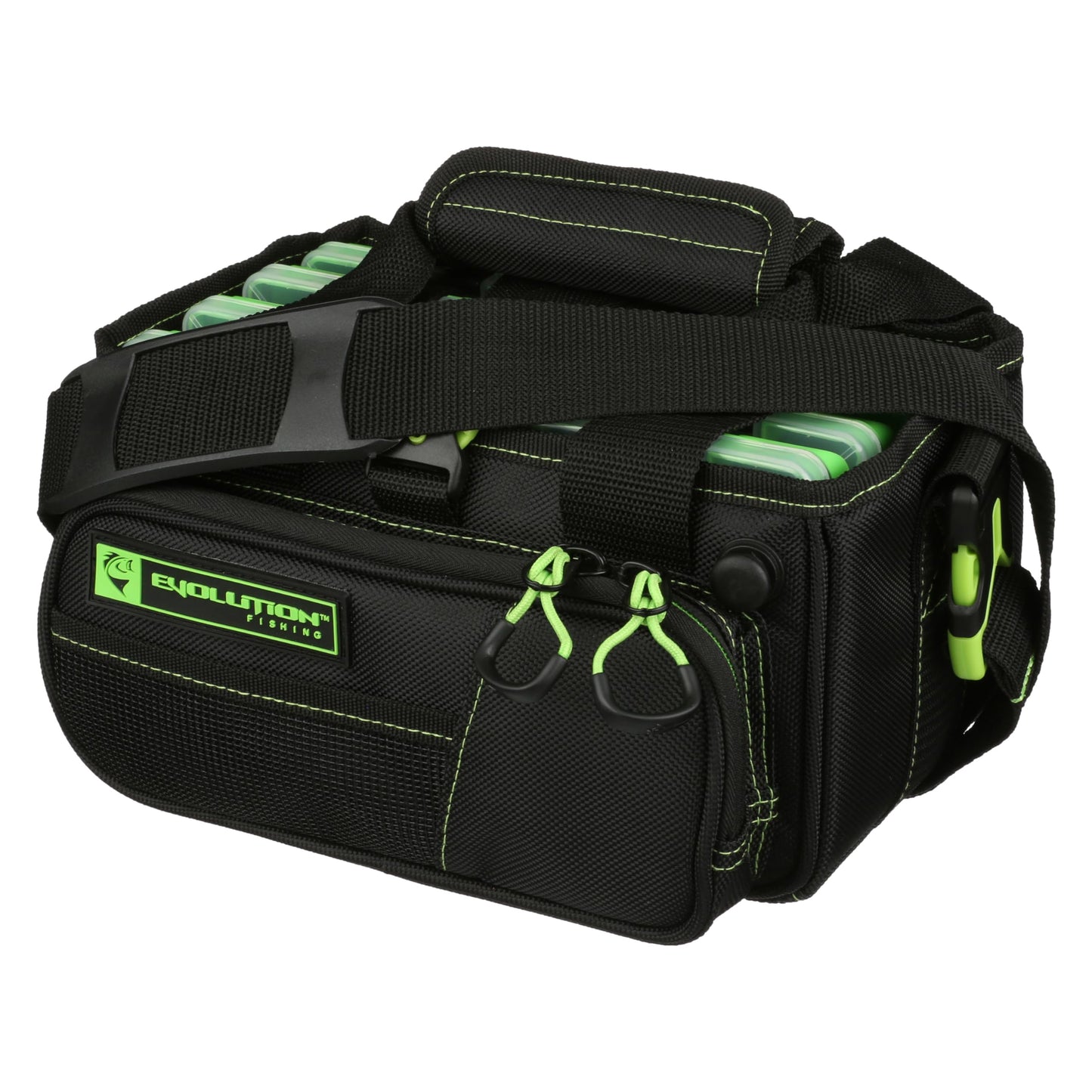 Evolution Outdoors H35014-EV: 3500 Drift Tackle Bag - Green - Includes 4 Trays