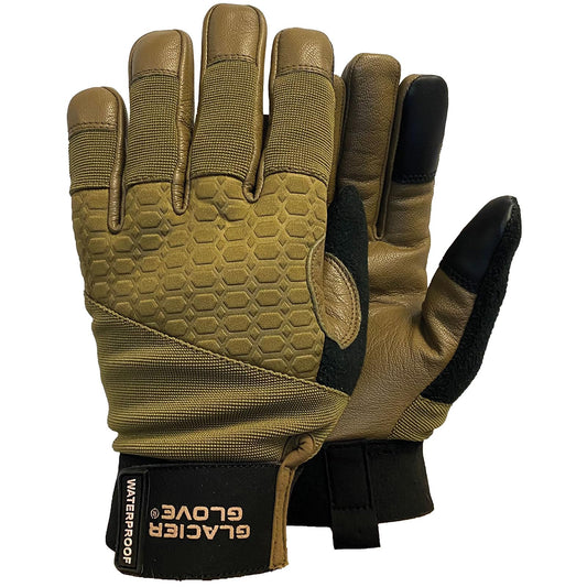 Glacier Glove Alaska Pro Waterproof Breathable Compatible Gloves Leather Thinsulate Lining Unisex for Hunting Fishing, Hiking