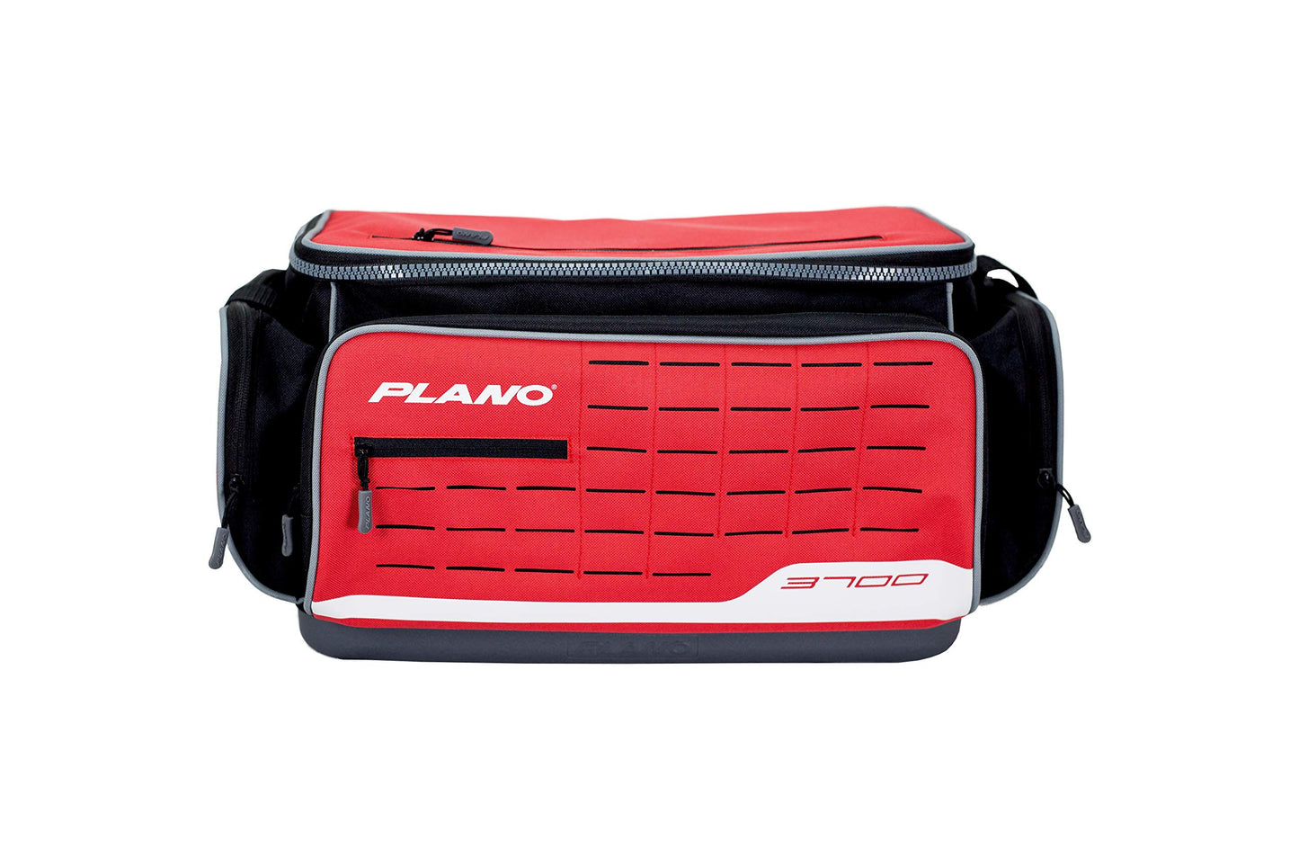 Plano Weekend Series 3700 Deluxe Tackle Case, Large, Red Fabric, Includes 2 3700 Stowaway Utility Storage Boxes, Soft Fishing Tackle Bag, Premium Storage